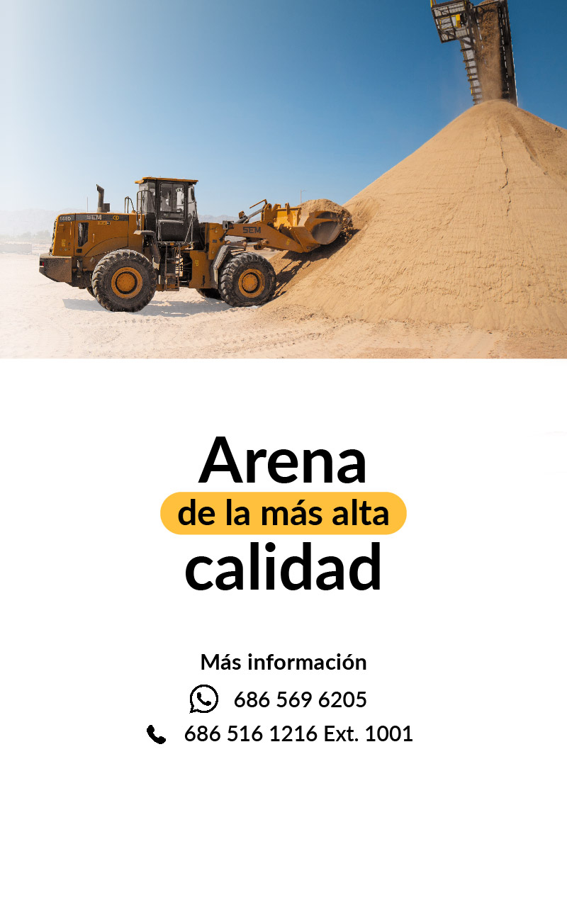 Arena de la más alta calidad